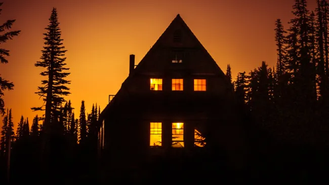 cabin in woods